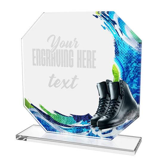 Hutton Ice Skating Glass Award