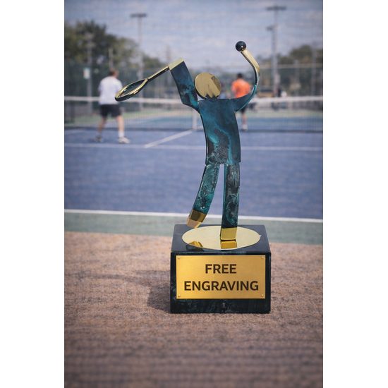 Toledo Tennis Handmade Metal Trophy