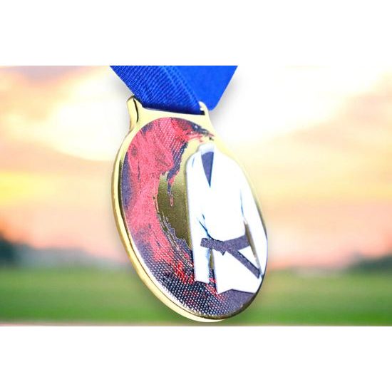 Sacul Martial Arts Color Texture 3D Print Medal