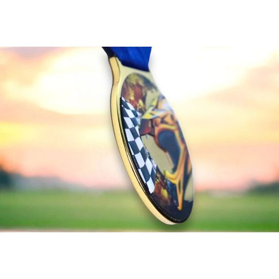 Sacul Motosport Color Texture 3D Print Medal