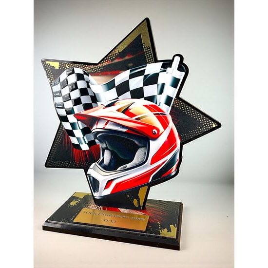 Liano Stainless Steel Motorsport Trophy