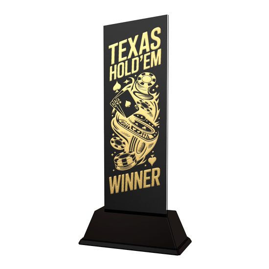 Shadowline Texas Hold’em Metal Poker Trophy