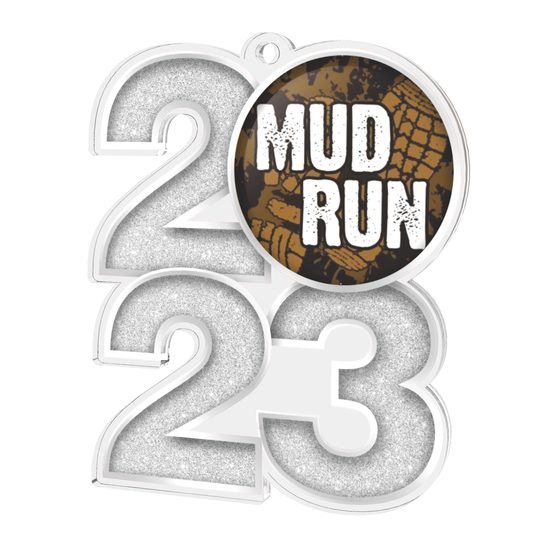 Mud Run 2023 Acrylic Medal