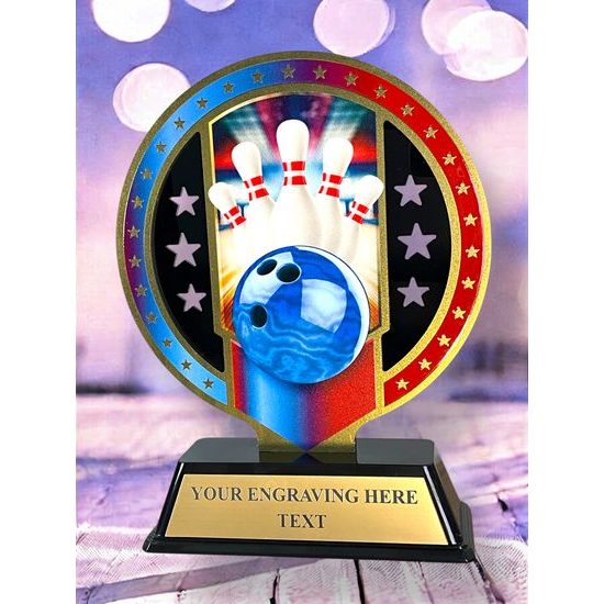 Sentinel Stainless Steel Bowling Trophy