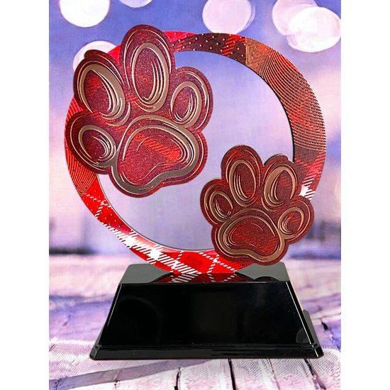 Onyx Stainless Steel Cynology Trophy