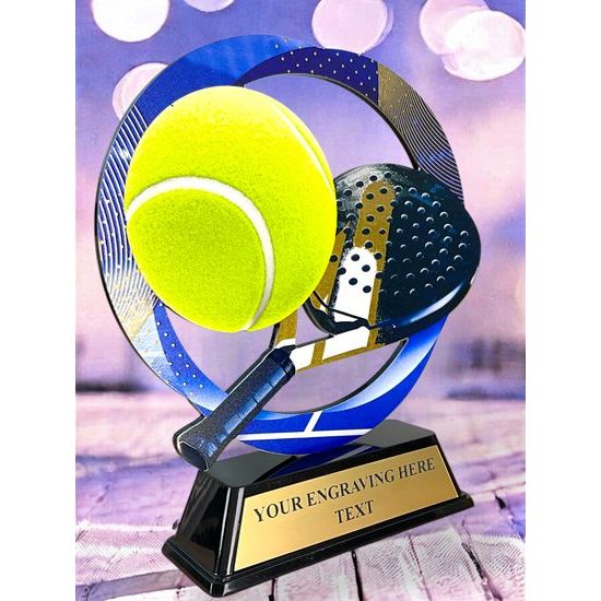 Onyx Stainless Steel Padel Trophy