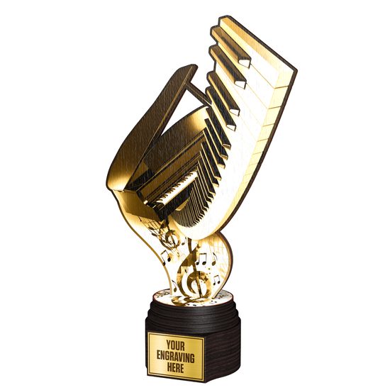 Frontier Classic Real Wood Music Trophy