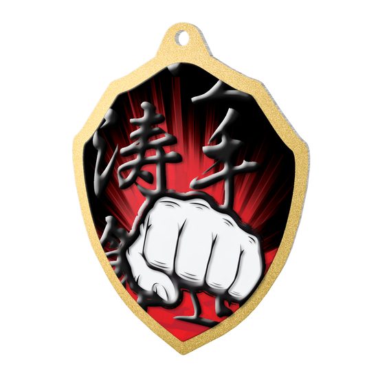 Molten Stainless Steel Martial Arts Medal