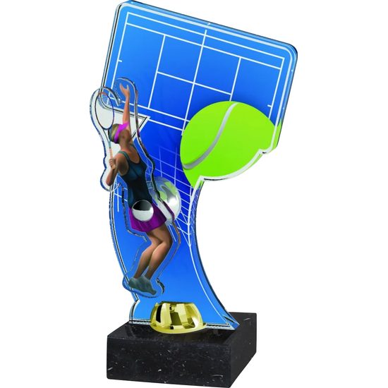 Vienna Tennis Court Female Player Trophy