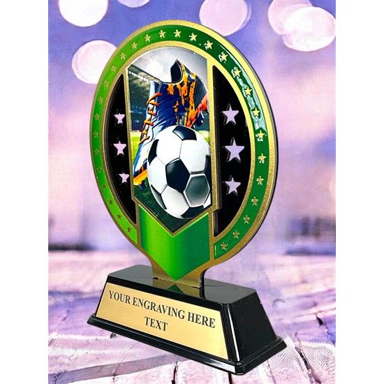Sentinel Stainless Steel Soccer Trophy