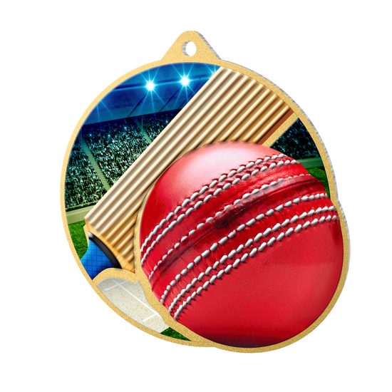 Aurum Stainless Steel Cricket Medal