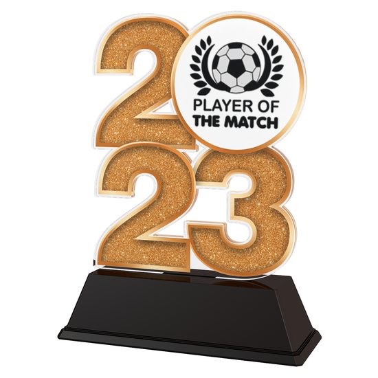 Soccer Player of the Match 2023 Trophy