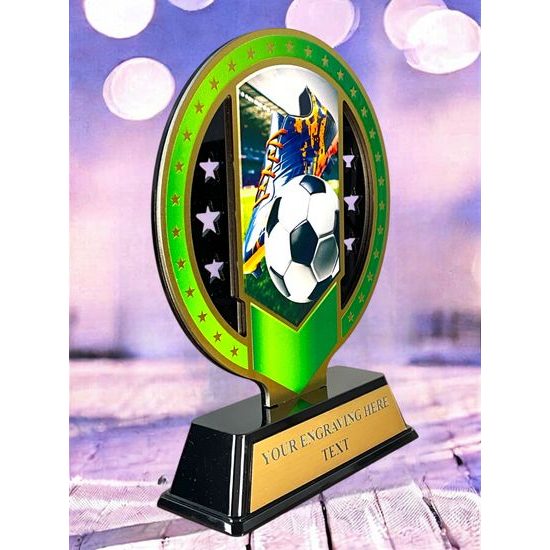 Sentinel Stainless Steel Soccer Trophy