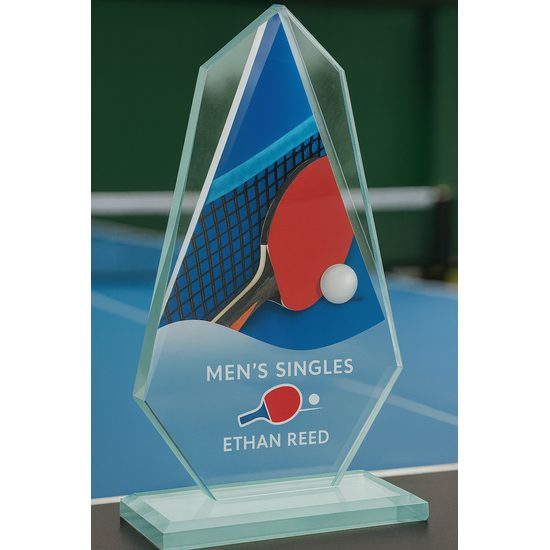 Levita Table Tennis Color Glass Award