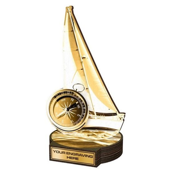 Grove Classic Sailing Real Wood Trophy