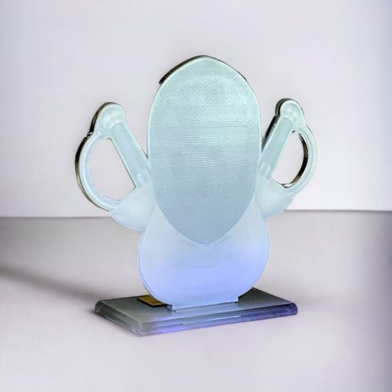 Cannes Printed Acrylic Fencing Trophy