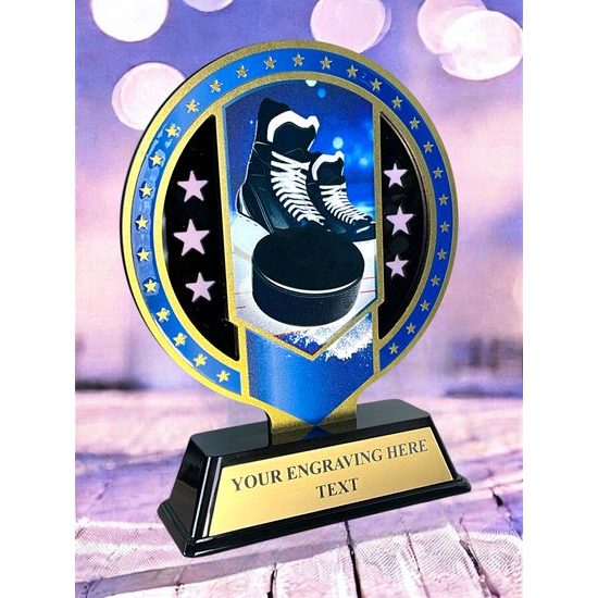 Sentinel Stainless Steel Ice Hockey Trophy