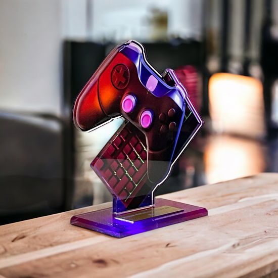 Cannes Printed Acrylic Gaming Trophy