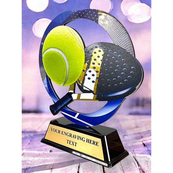 Onyx Stainless Steel Padel Trophy