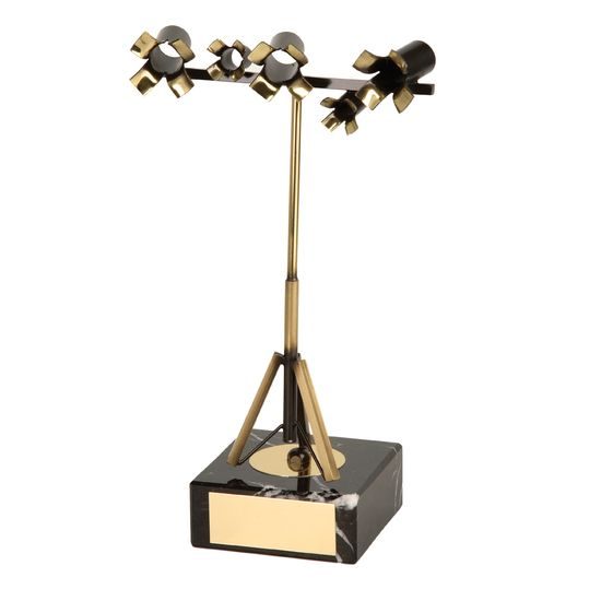 Capra Film Making Lights Handmade Metal Trophy