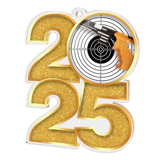Shooting 2025 Acrylic Medal