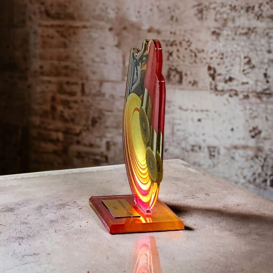 Cannes Printed Acrylic Pigeon Shooting Trophy