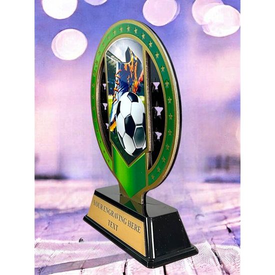 Sentinel Stainless Steel Soccer Trophy