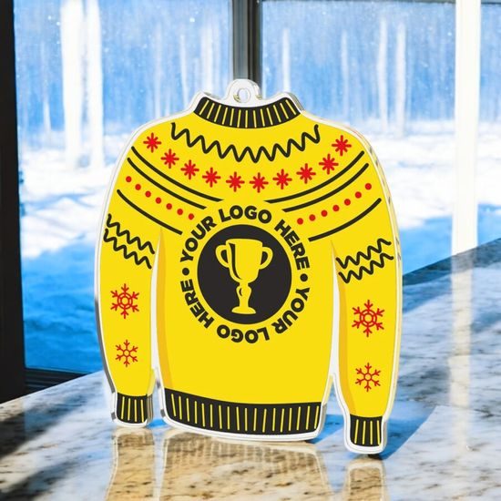 Christmas Jumper Custom Made Printed Ornament