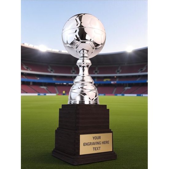 Sealy Tower Silver Soccer Trophy