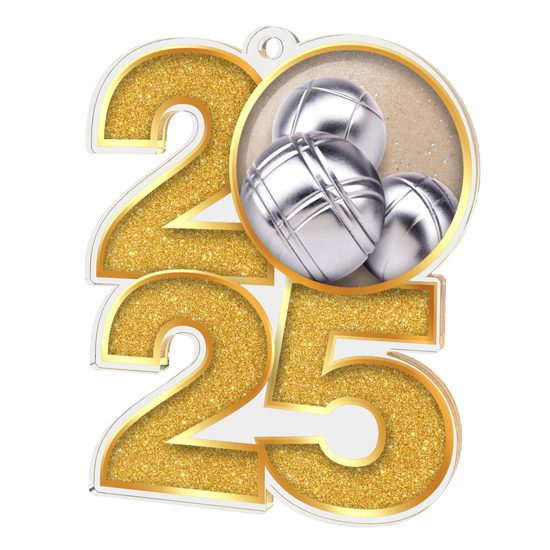 Petanque 2025 Acrylic Medal
