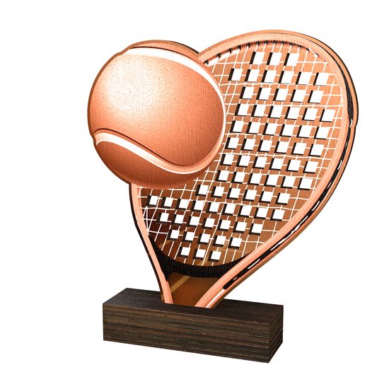 Sierra Classic Tennis Real Wood Trophy