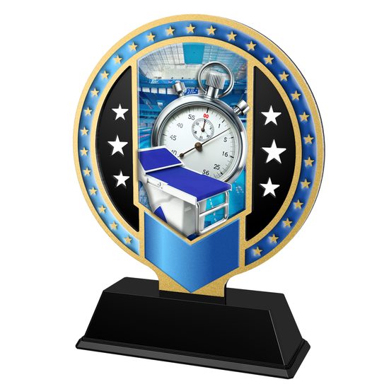 Sentinel Stainless Steel Swimming Trophy