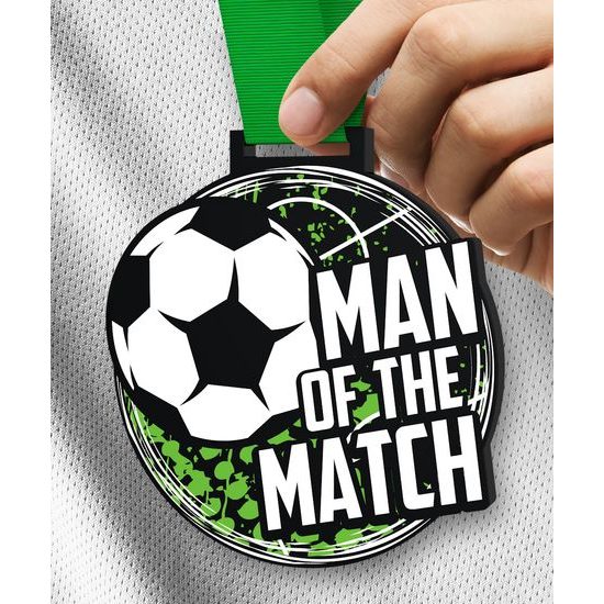 Giant Soccer Man of the Match Medal