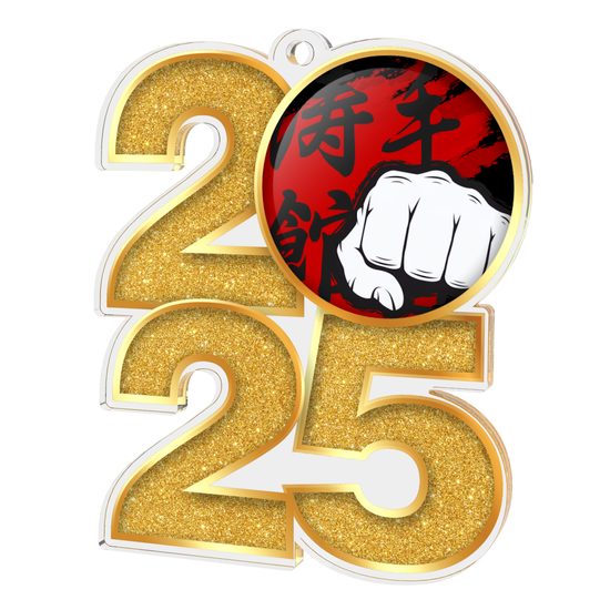 Martial Arts 2025 Acrylic Medal