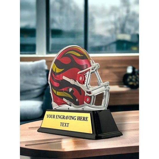 Oakland American Football Helmet Trophy