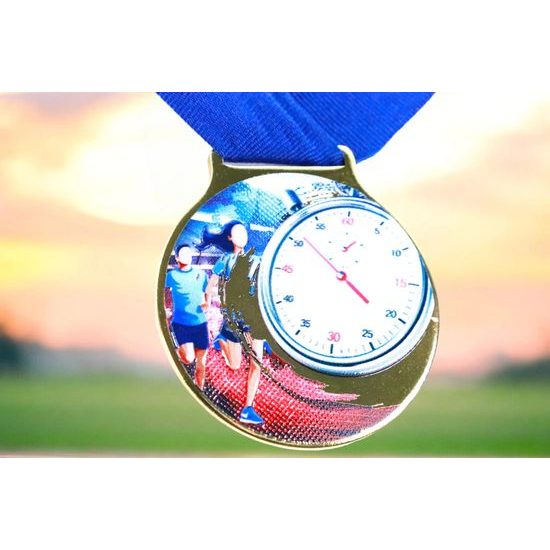 Sacul Running Color Texture 3D Print Medal