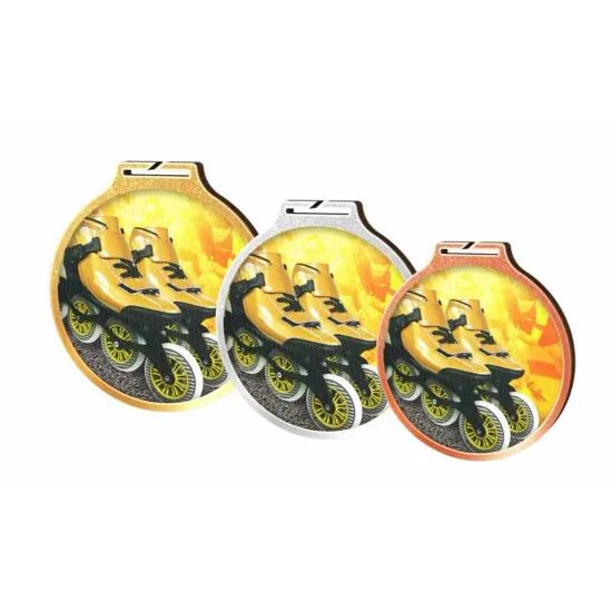 Habitat Inline Skating Eco Friendly Wooden Medal