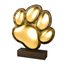 Sierra Classic Dog Paw Real Wood Trophy