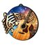Rincon Black Acrylic Music Acoustic guitar Medal
