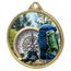 Hiking and Mountaineering Color Texture 3D Print Gold Medal