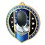 Noir Stainless Steel Fencing Medal
