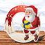 Snowy Father Christmas Volleyball Medal