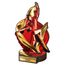 Grove Latin Ballroom Dance Real Wood Trophy