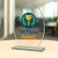 Klein Full Color Printed Glass Award