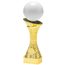 Gold Golf Trophy with 3D White Ball