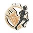 Acacia Running Bronze Eco Friendly Wooden Medal