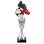 Silver Soccer Ball and Boot Acrylic Top Trophy