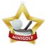 Medalla Estrella Acrílico de Minigolf