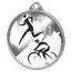 Duathlon Classic Texture 3D Print Silver Medal