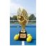 Taft Gold Clay Pickleball Trophy